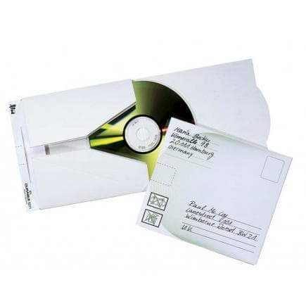 DURABLE 5211-02 - Enveloppe postale pour CD/DVD MAIL (lot muliple)