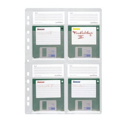 DURABLE 5243-19 - Enveloppe DISCOFLEX® A4 pour disquettes 3,5" (lot muliple)