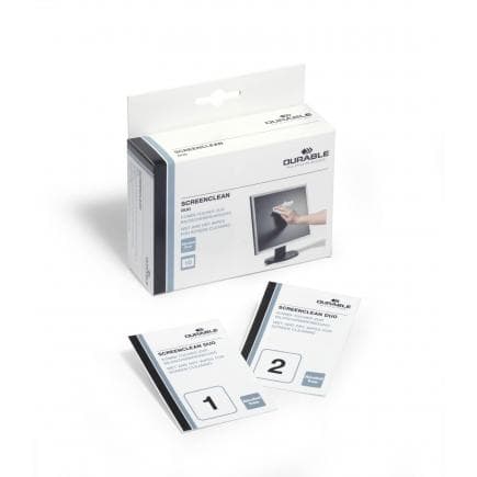 DURABLE 5721-02 - Kit de nettoyage d'écran SCREENCLEAN® DUO (lot muliple)