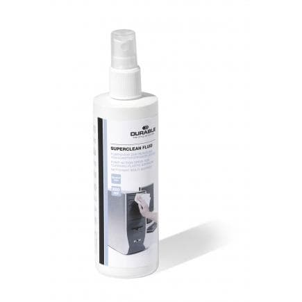 DURABLE 5781-19 - SUPERCLEAN FLUID 250ml spray nettoyant pour surfaces plastiques
