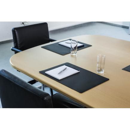 DURABLE 7101-01 - Sous-main 420x300 mm pour salles de conférence, noir (lot muliple)