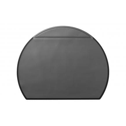 DURABLE 7290-01 - Sous-main 650x520 mm semi-circulaire avec couverture transparente, noir (lot muliple)