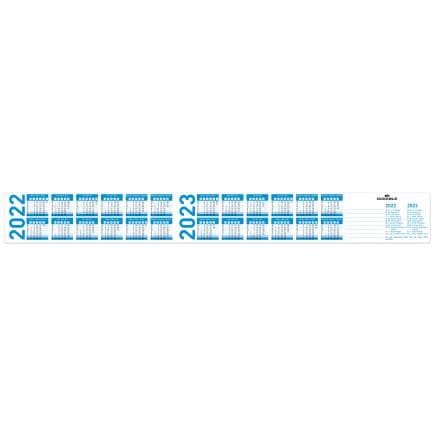 DURABLE 7995-02 - Calendrier longitudinal 590x70 mm (lot muliple)