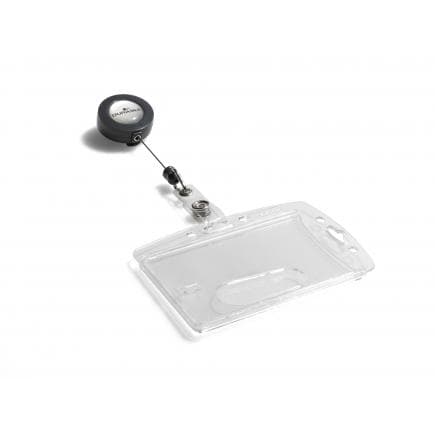 DURABLE 8012-19 - Porte-badge fermé avec yo-yo escargot pour 1 carte (lot muliple)