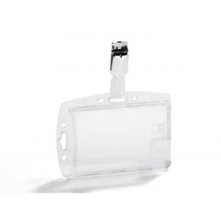 DURABLE 8013-19 - Porte-badge fermé avec clip pour 2 cartes (lot muliple)