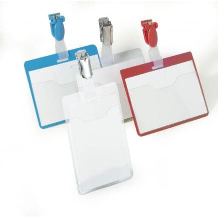 DURABLE 8106-19 - Porte-nom 60x90 mm avec poche ouverte (lot muliple)