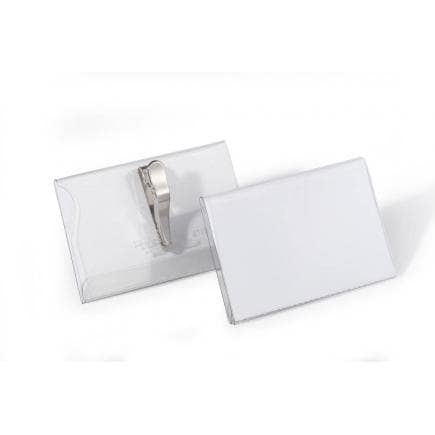 DURABLE 8111-19 - Porte-nom 54x90 mm avec pince crocodile (lot muliple)