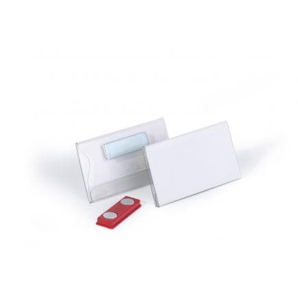 DURABLE 8116-19 - Porte-nom 40x75 mm avec aimant (lot muliple)