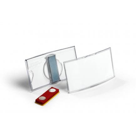 DURABLE 8123-19 - Porte-nom KONVEX 40x75 mm avec aimant (lot muliple)