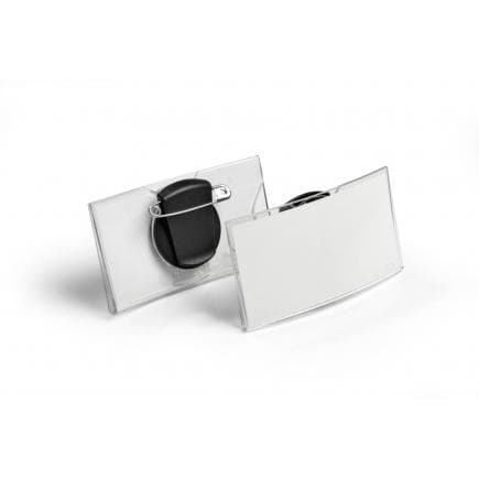 DURABLE 8124-19 - Porte-nom KONVEX 40x75 mm avec clip combiné (lot muliple)