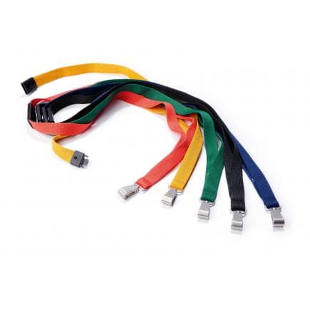 DURABLE 8127-135 - Cordon tissu SOFT COLOR 15 avec mousqueton métal (lot muliple)