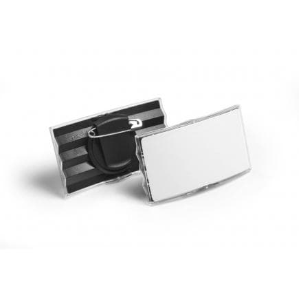 DURABLE 8128-58 - Porte-nom KONVEX 40x75 mm avec clip combi acrylique (lot muliple)