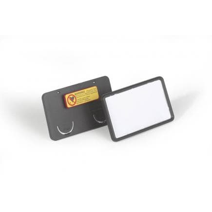 DURABLE 8129-01 - Porte-nom CLIP CARD 40x75 mm avec aimant (lot muliple)