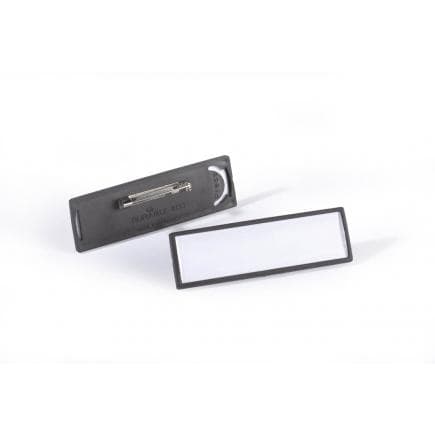 DURABLE 8133-01 - Porte-nom CLIP CARD 17x67 mm avec pin plat (lot muliple)