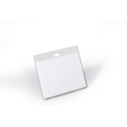DURABLE 8135-19 - Porte-nom 60x90 mm avec trou Euro (lot muliple)