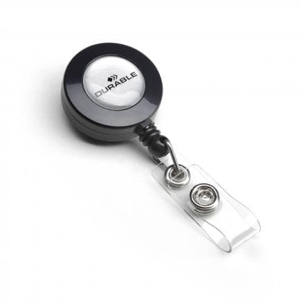 DURABLE 8152-58 - Escargot yo-yo avec sangle à bouton-pression (lot muliple)