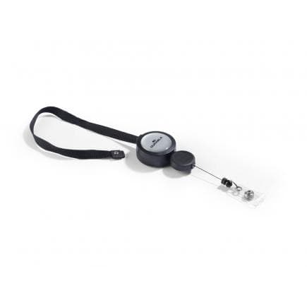 DURABLE 8229-01 - LUS escargot yo-yo avec sangle à bouton-pression (lot muliple)