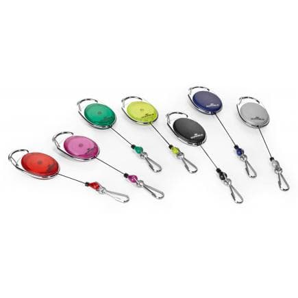 DURABLE 8327-01 - STYLE yo-yo escargot avec mousqueton