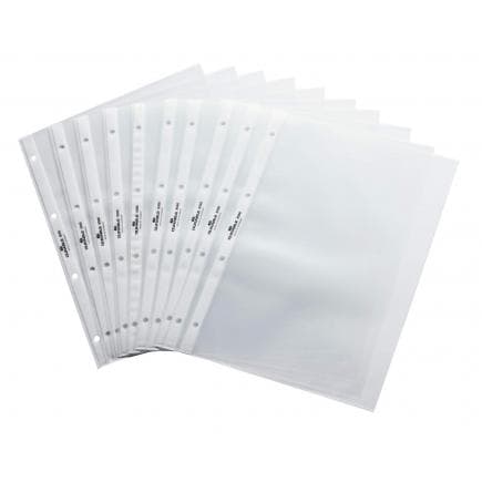 DURABLE 8566-19 - Enveloppes transparentes pour tableaux de table A4 horizontaux (lot muliple)