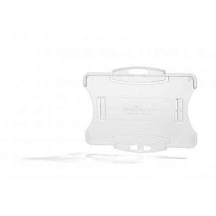 DURABLE 8918-19 - Porte-badge pour 1 carte, transparent (lot muliple)
