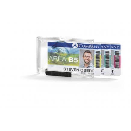 DURABLE 8920-19 - Porte-badge PUSHBOX pour 3 cartes (lot muliple)