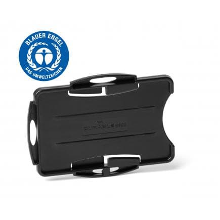 DURABLE 8989-01 - Porte-badge ECO pour 2 cartes (lot muliple)
