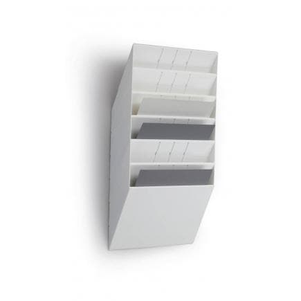 DURABLE 1709785060 - Flexiboxx 6 A4 présentoir mural, format A4, 6 compartiments, 348x620x95 mm