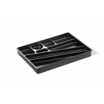 DURABLE 1712004058 - Rangement Idealbox pour tiroirs, certificat "Blue Angel", 240x340x36 mm, anthracite (lot muliple)