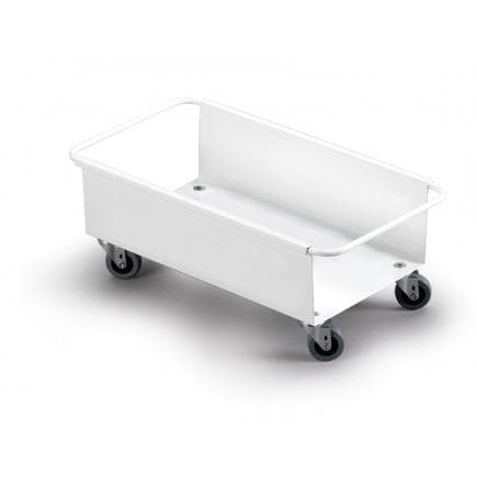 DURABLE 1801666010 - Chariot conteneur Durabin 60, 4 roues, 260x180x470 mm, blanc