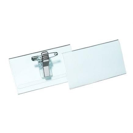 DURABLE 8141-19 - Porte-nom avec combiclip 40x75 mm (lot muliple)
