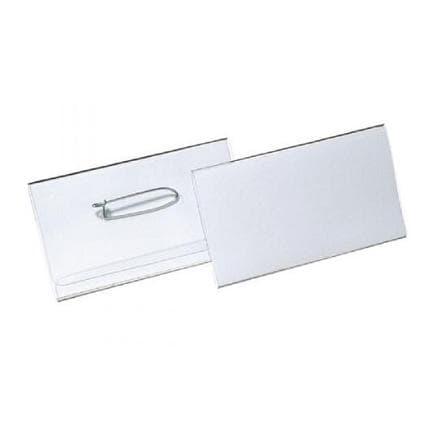 DURABLE 8144-19 - Porte-nom avec épingle, 54x90 mm (lot muliple)
