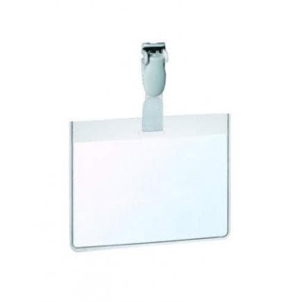 DURABLE 8147-19 - Porte-nom avec clip en plastique, 60x90 mm (lot muliple)