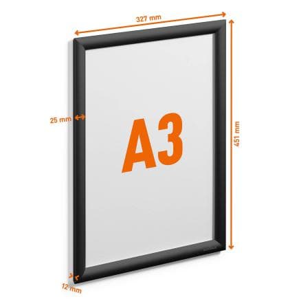 DURABLE 4797-23 - Cadre à pression en aluminium A3