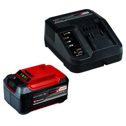 EINHELL 4512147 - Kit batterie et chargeur Power-X-Change 18V 5,2 Ah