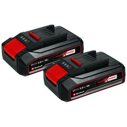 EINHELL 4511524 - PXC-Twinpack CB - 2 batteries lithium Power X-Change 18V - 2,5 Ah