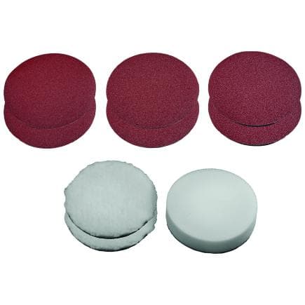 EINHELL 2093233 - CE-CP 18/180 Li - Jeu d'écouteurs et papier de verre pour CC-PO 1110