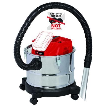 EINHELL 2351700 - TE-AV 18/15 Li C-Solo - Aspirateur à cendres sur batterie (sans batterie)