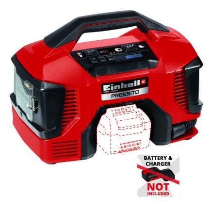 EINHELL 4020460 - PRESSITO - Compresseur hybride courant/batterie 18V (sans batterie)