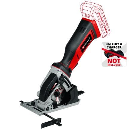 EINHELL 4331100 - TE-CS 18/89 Li - Solo - Mini scie circulaire sans fil 18V (sans batterie)