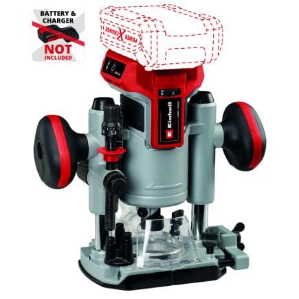 EINHELL 4350411 - TP-RO 18 Li BL - Solo - Routeur vertical sans fil 18V (sans batterie)