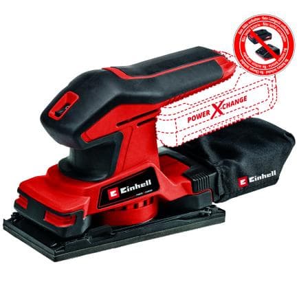 EINHELL 4460725 - TC-OS 18/187 Li Solo - Ponceuse orbitale sans fil 18V (sans batterie)