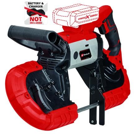 EINHELL 4504216 - TE-MB 18/127 Li-Solo - Scie à ruban à métaux sans fil 18V (sans batterie)