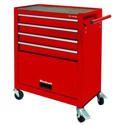 EINHELL 4510170 - TC-TW 100 - Chariot pour outils et ustensiles avec 4 tiroirs