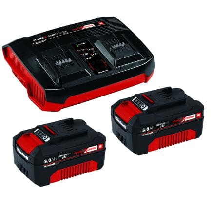 EINHELL 4512083 - Kit chargeur et batterie 18V 3Ah (2 pcs.)