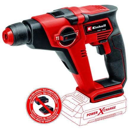 EINHELL 4513970 - TE-HD 18/12 Li - Solo - Marteau perforateur sans fil 18V (sans batterie)