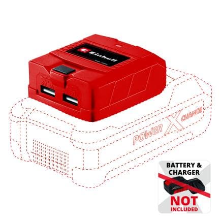 EINHELL 4514120 - TC-CP 18 Li USB-Solo - Connexion USB pour batterie 18V (sans batterie)