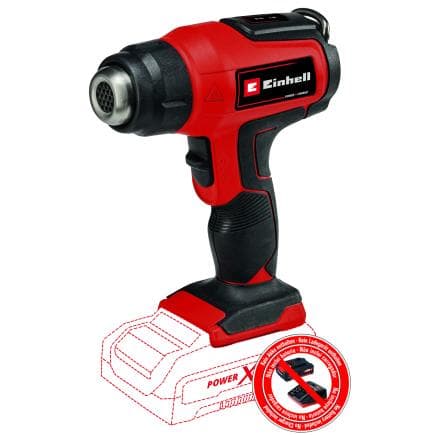 EINHELL 4520500 - TE-HA 18 Li - Solo - Pistolet à air chaud 18V (sans batterie)