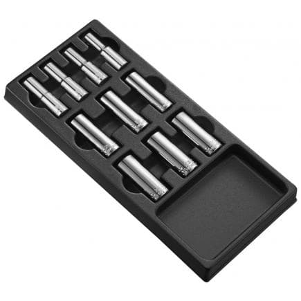 EXPERT E032201 - Module de douilles et accessoires 1/2'' métriques 10 pièces
