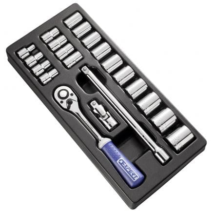 EXPERT E194677 - Module de douilles et accessoires 1/2'' métriques 21 pièces