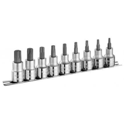 EXPERT E032936 - JEU DE DOUILLES TOURNEVIS TORX® 1/2'' – 9 PIÈCES